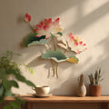 Elegant lotus aluminum wall decor for spa and meditation room interiors